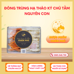 Đông trùng hạ thảo ký chủ Tằm nguyên con