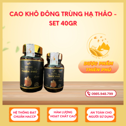 Cao Khô đông trùng hạ thảo - Set 40gr