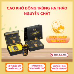 Cao khô Đông trùng hạ thảo nguyên chất